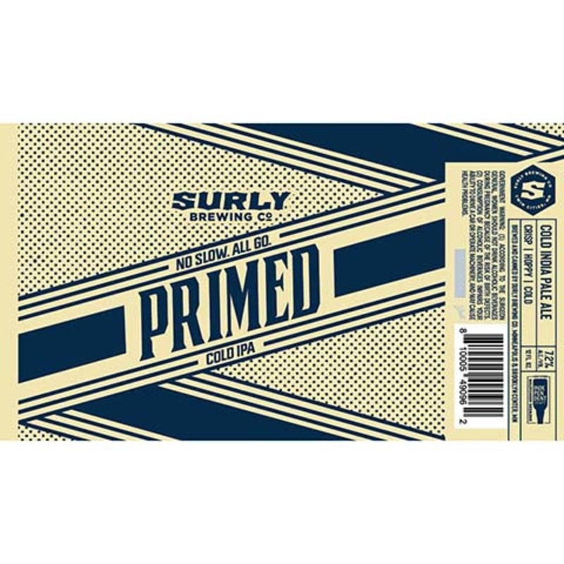 Surly No Slow. All Go. Primed Cold IPA 12OZ SINGLE CAN