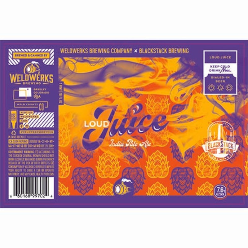 Weldwerks Loud Juice IPA 16OZ SINGLE CAN