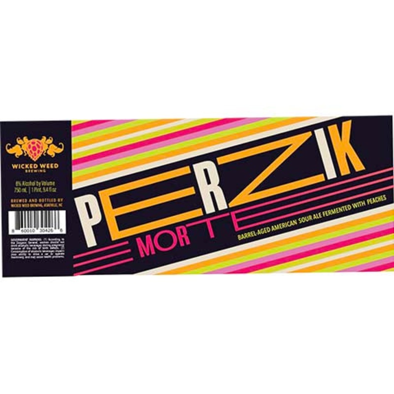 Wicked Weed Perzik Morte Sour 750ML SINGLE BTL