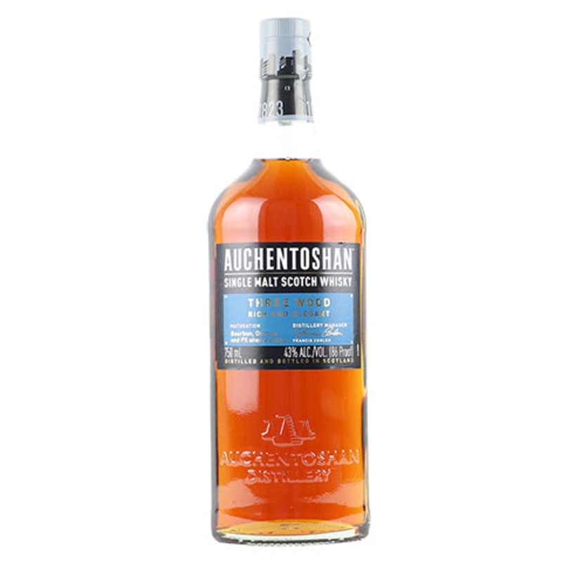 Auchentoshan Three Wood Single Malt Scotch Whisky 750ML BTL