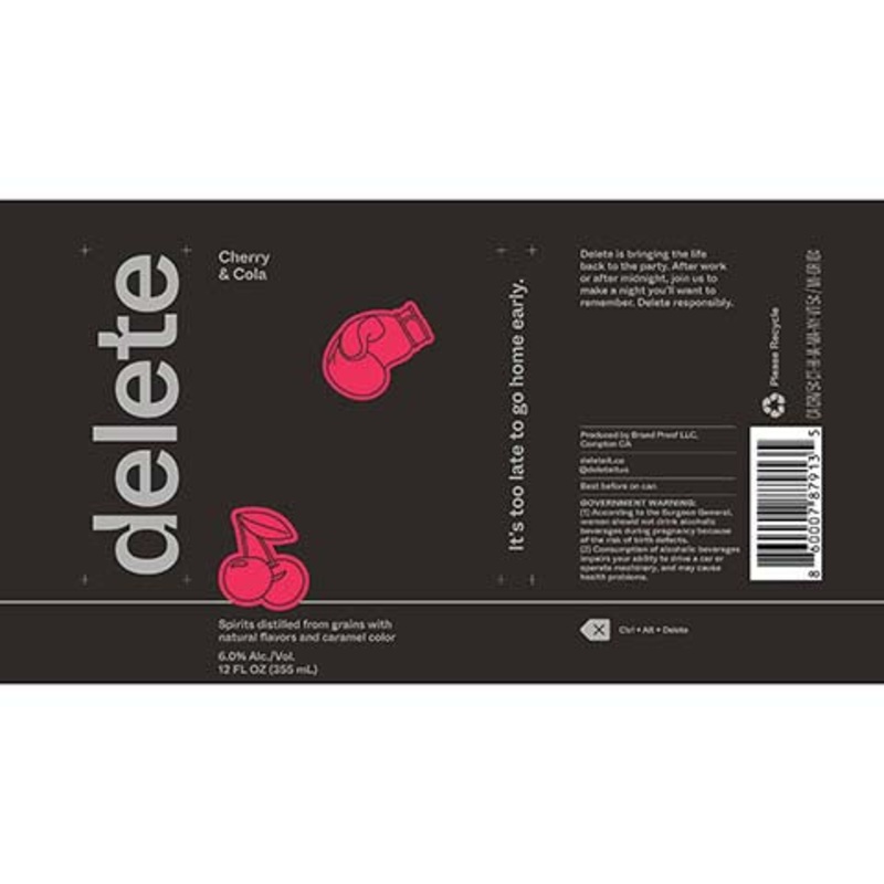 delete (Cherry & Cola) 12OZ SINGLE CAN