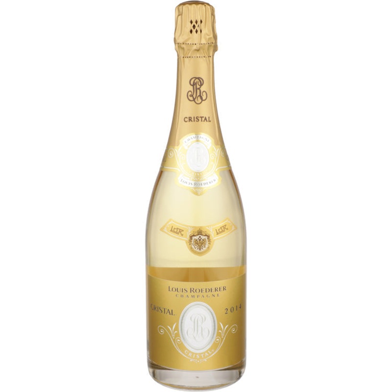 LOUIS ROEDERER CHAMPAGNE BRUT CRISTAL 2002 W/ GIFT BOX 750ML 750ML