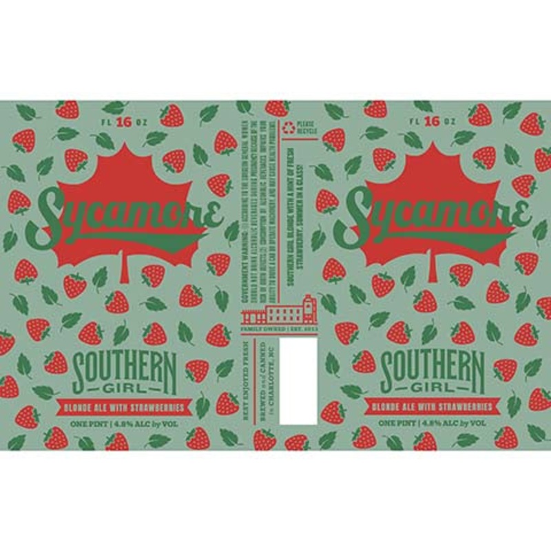 Sycamore Southern Girl Blonde Ale 16OZ SINGLE CAN
