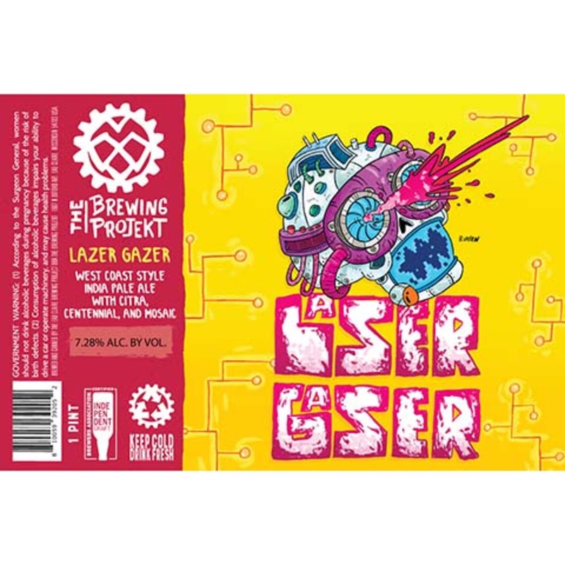 The Brewing Projekt Laser Gazer West Coast IPA 16OZ SINGLE CAN