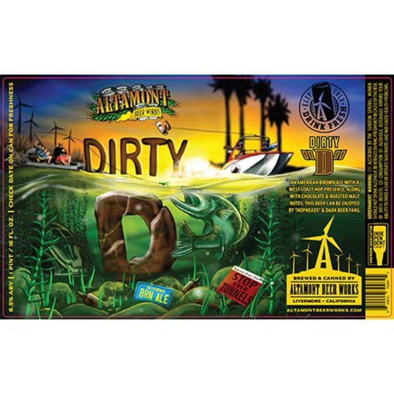 Altamont Dirty “D” Brown Ale 16OZ SINGLE CAN