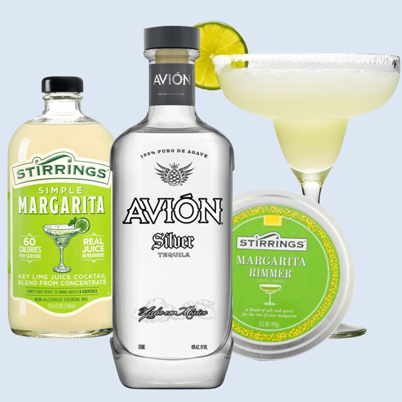 Avion Tequila Margarita Gift Basket Cheers