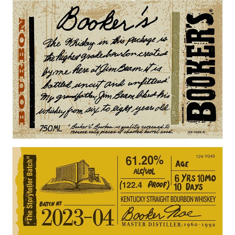 Booker’s Bourbon 2023-04 The Storyteller Batch