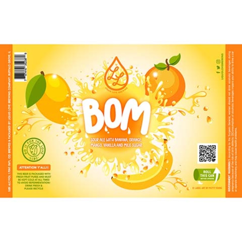 Liquid Love BOM Sour Ale 16OZ SINGLE CAN