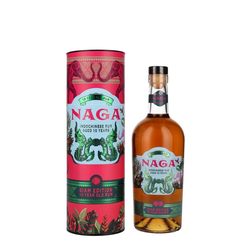 Naga Asian Rum Siam Edition 10 Yr Rum 700mL