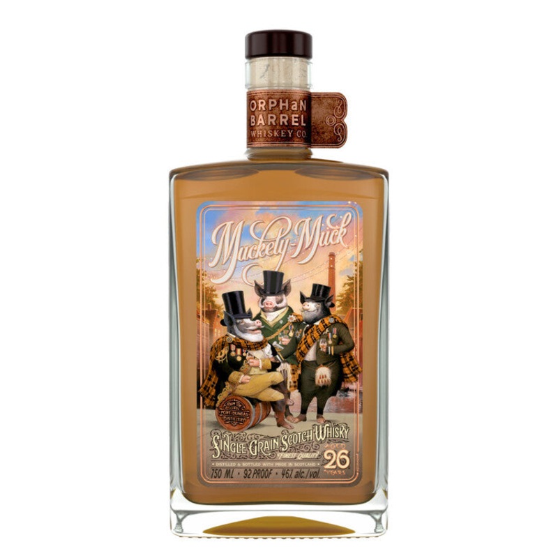 ORPHAN BARREL SINGLE GRAIN SCOTCH MUCKETY MUCK 26 YR 92 750ML 750ML