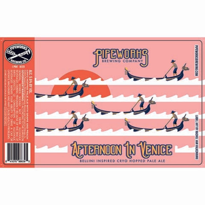 Pipeworks Afternoon In Venice Pale Ale 16OZ SINGLE CAN