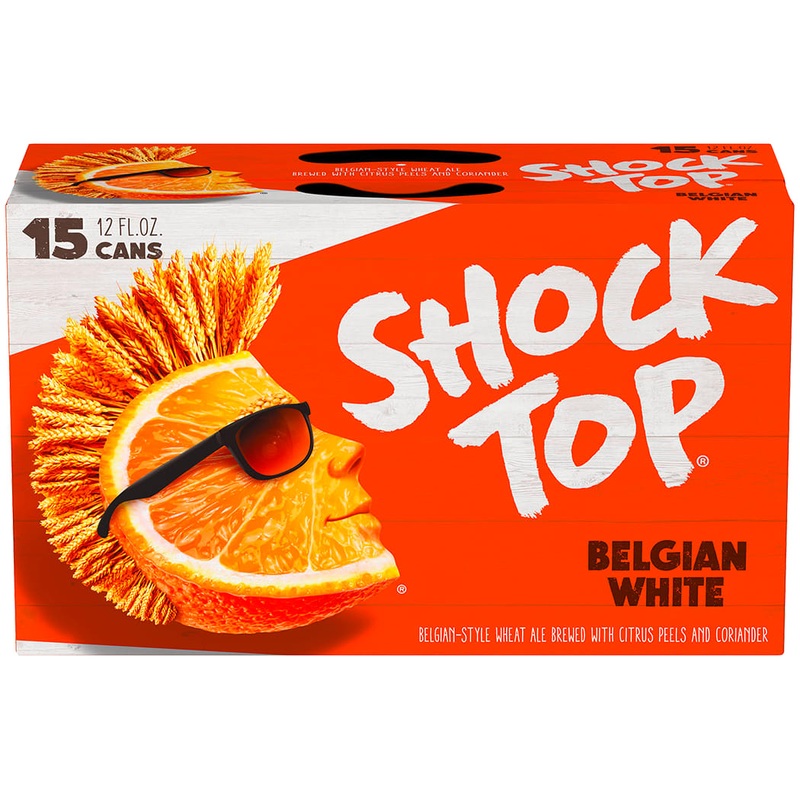 Shock Top Belgian White 2x 15 Pack (12 oz Cans)