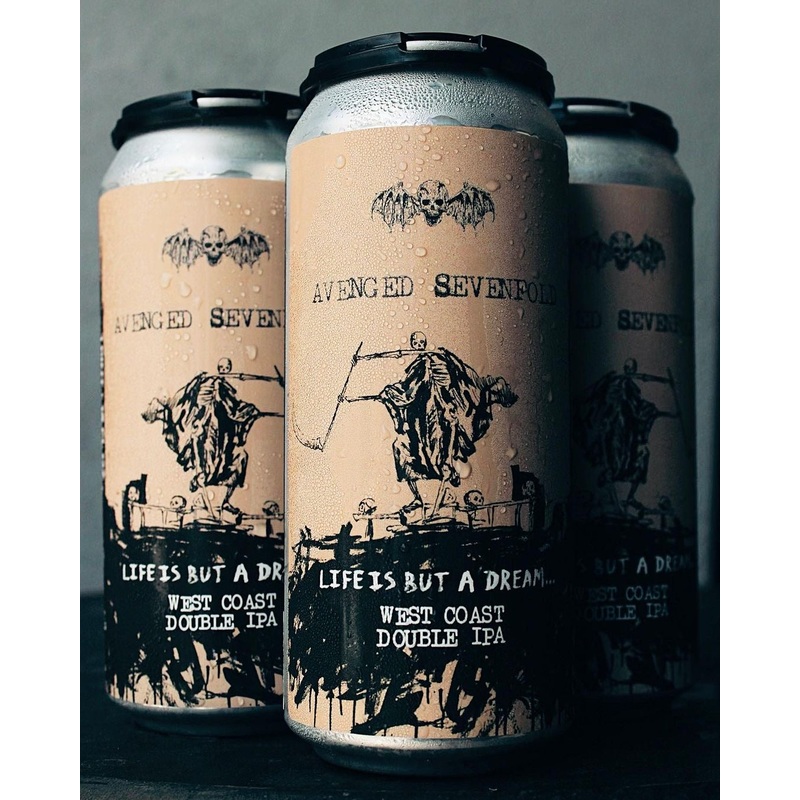 Avenged Sevenfold: Life Is But A Dream… West Coast Double IPA 4PK 16OZ CAN