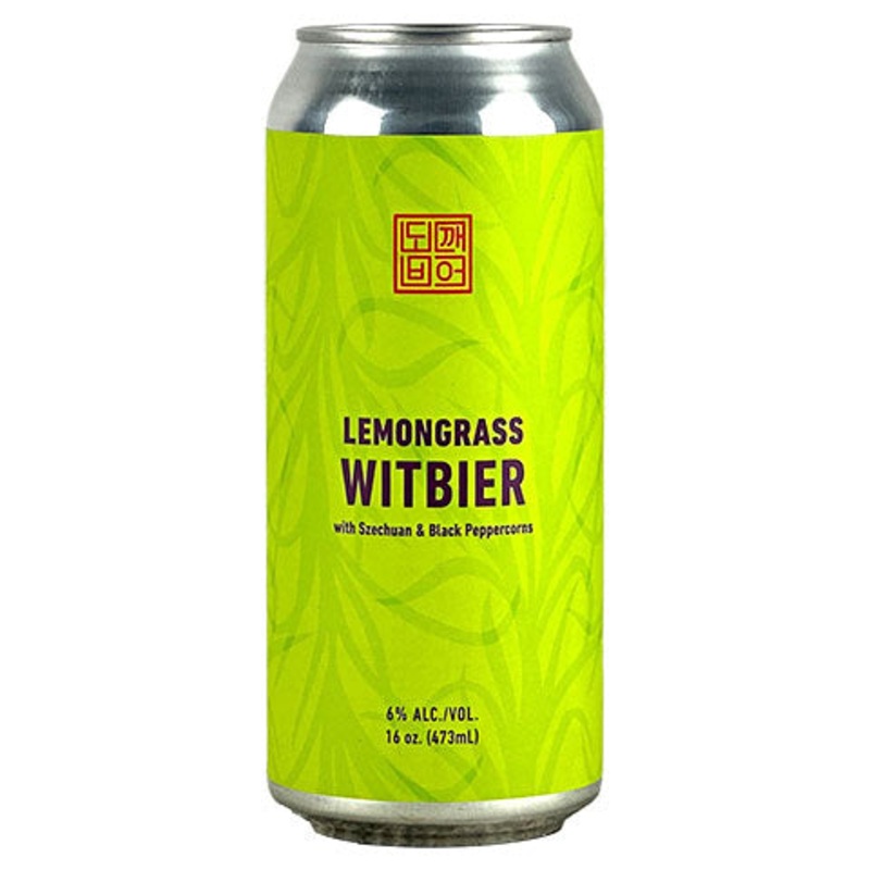 Dokkaebier Lemongrass Witbier 16OZ SINGLE CAN