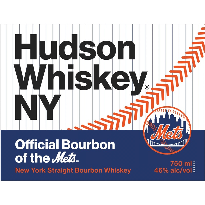Hudson Whiskey NY x Mets New York Straight Bourbon Whiskey Limited Edition