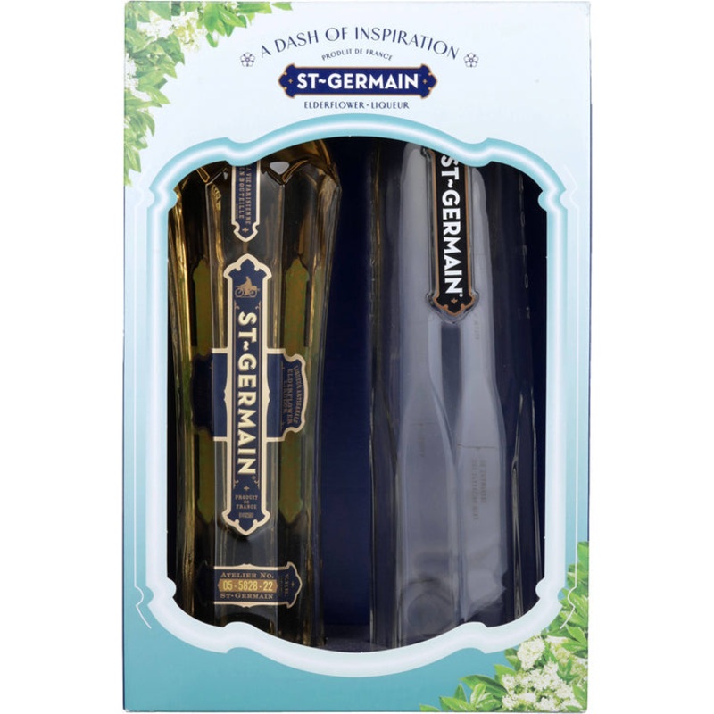 ST GERMAIN ELDERFLOWER LIQUEUR 40 W/ GLASS CARAFE 750ML 750ML