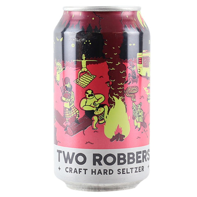Two Robbers Black Cherry Lemon Seltzer 19.2OZ SINGLE CAN