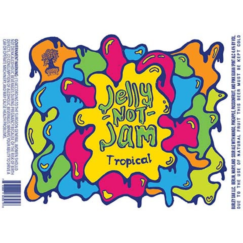 Burley Oak Jelly Not Jam Sour Ale (Tropical) 16OZ SINGLE CAN