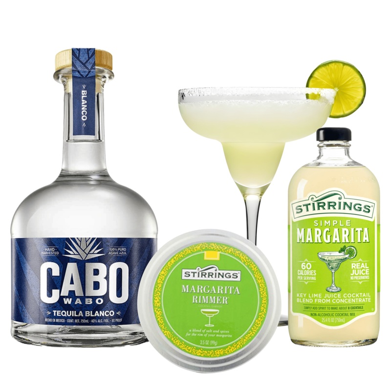 Cabo Wabo Tequila Margarita Gift Set Cheers to You