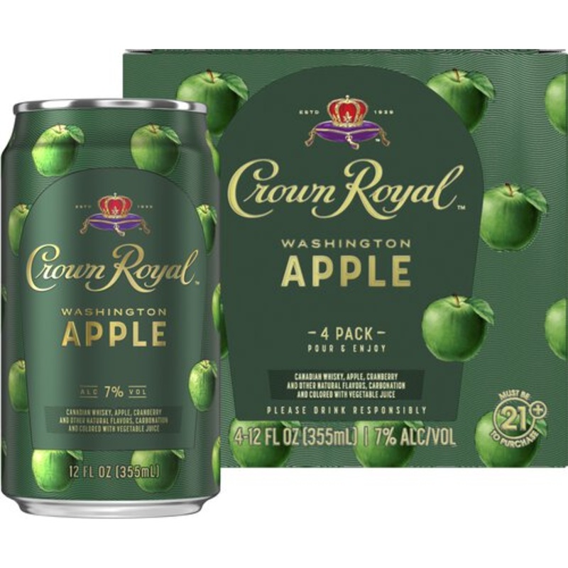 CROWN ROYAL CRANBERRY APPLE 6 CANS