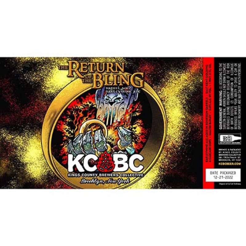 Kings County Brewers Collective The Return of the Bling Barleywine Ale 500ML BTL
