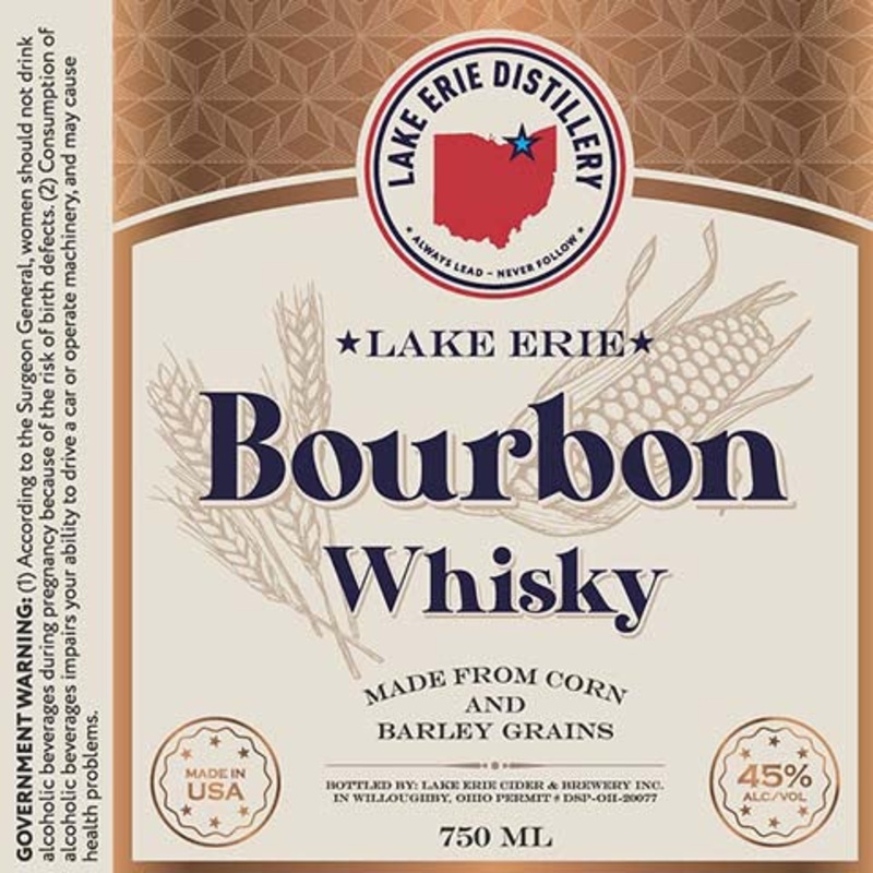 Lake Erie Bourbon Whisky 750ML BTL