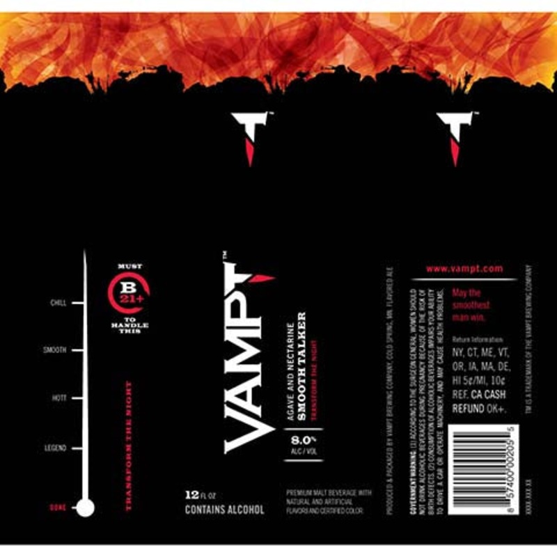 Vampt Agave and Nectarine Smooth Talker 12OZ SINGLE CAN