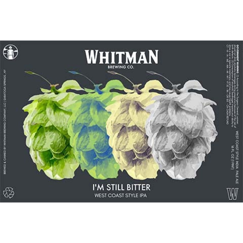 Whitman I’m Still Bitter IPA 16OZ SINGLE CAN