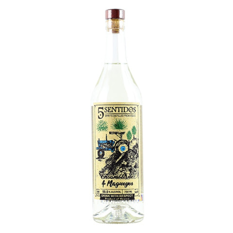 Cinco Sentidos Ensamble de 4 Magueyes 750ML BTL
