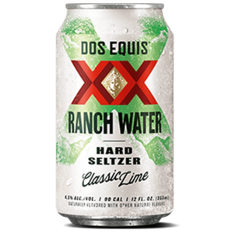 Dos Equis Ranch Water Classic Lime Seltzer 24 – 12oz Cans, 12 Pack