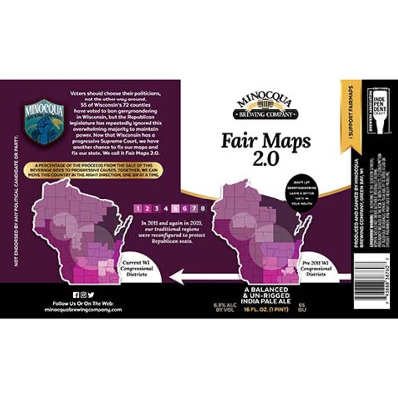 Minocqua Fair Maps 2.0 IPA 16OZ SINGLE CAN