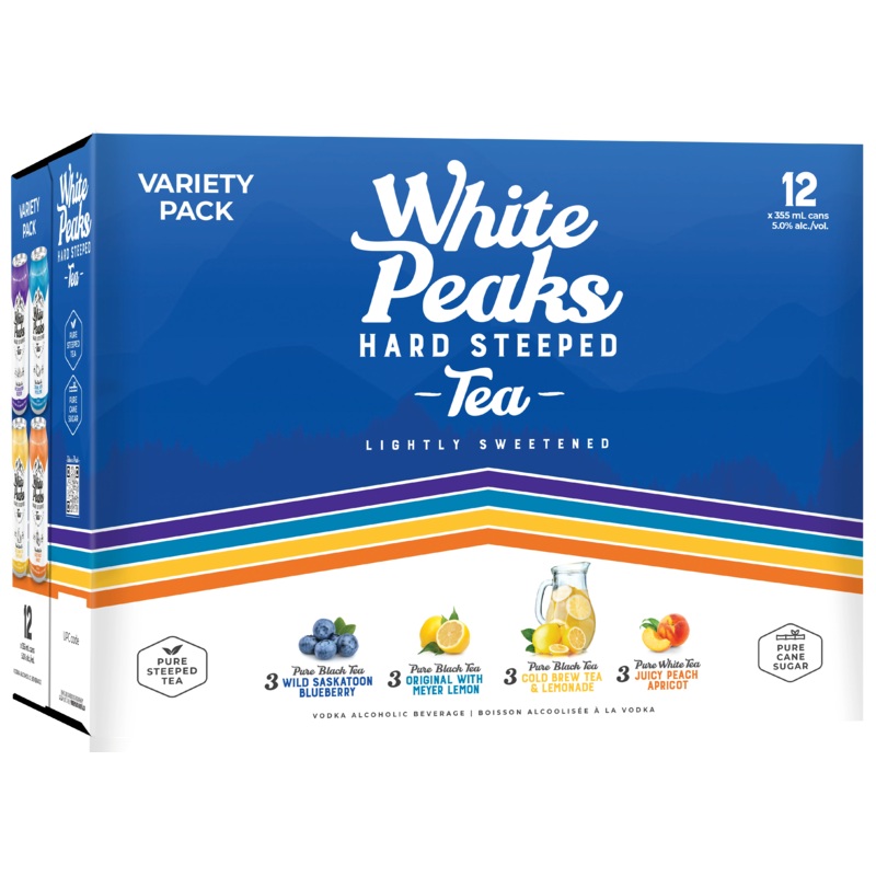 WHITE PEAKS HARD TEA MIXER 355ML 12PK CAN @ Deerfoot City [1032323] 4260 ml