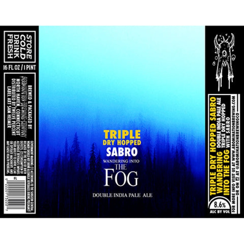 Abomination Wandering Into the Fog DIPA (Sabro) 16OZ SINGLE CAN