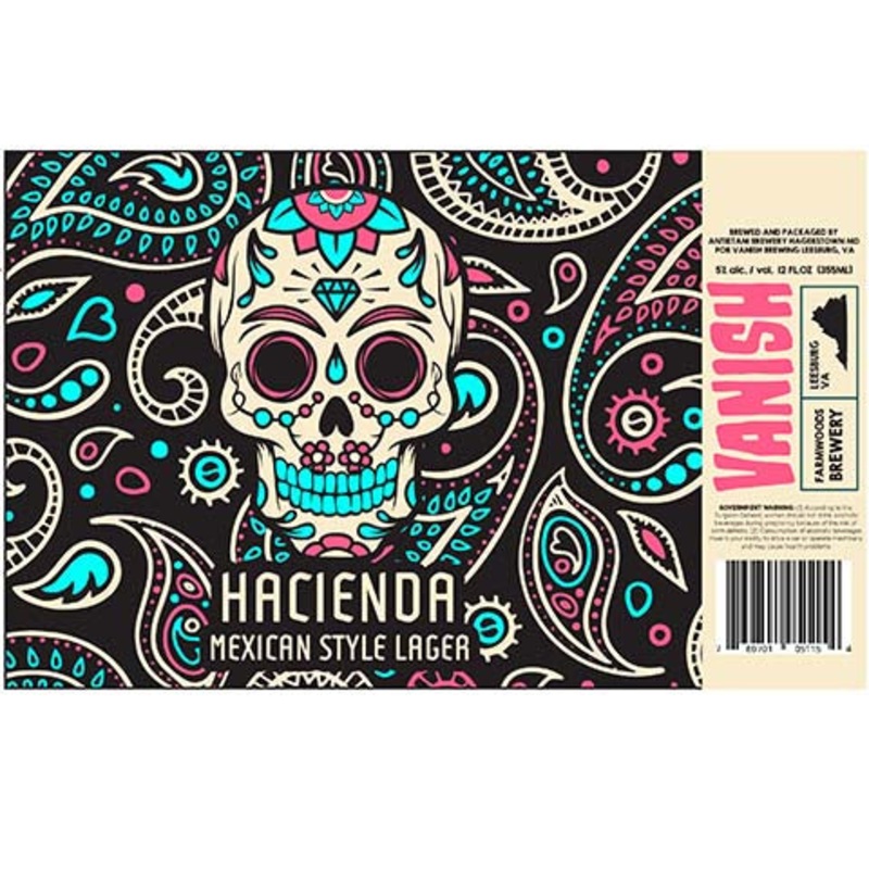 Antietam Hacienda Mexican Lager 12OZ SINGLE CAN