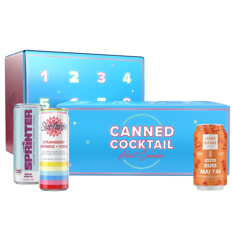 Canned Cocktail Advent Calendar