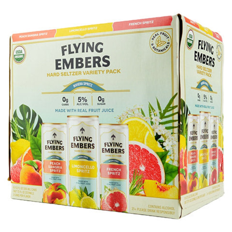 Flying Embers Riviera Spritz Variety Pack Hard Seltzer 6PK 12OZ CAN