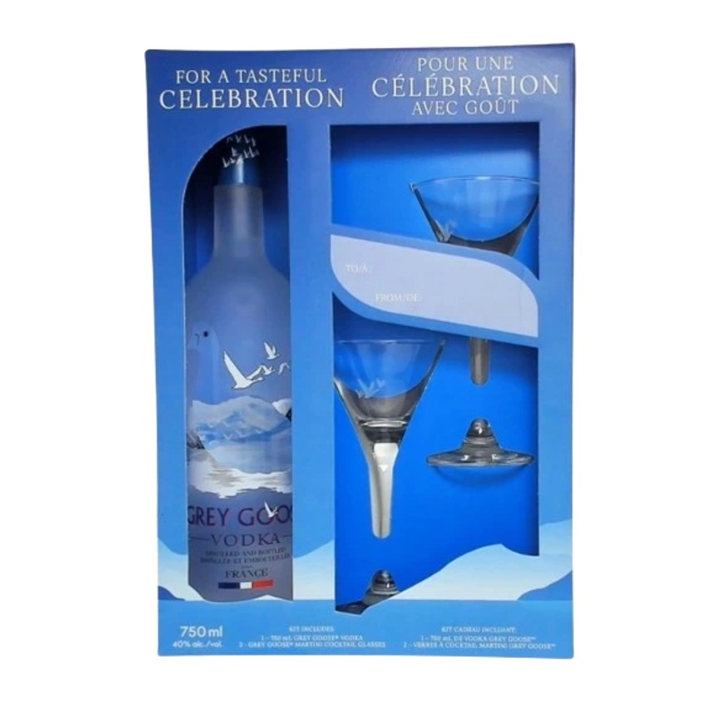 GREY GOOSE VODKA MARTINI GIFT PACK 750ML @ Airdrie [1027821] 750 ml