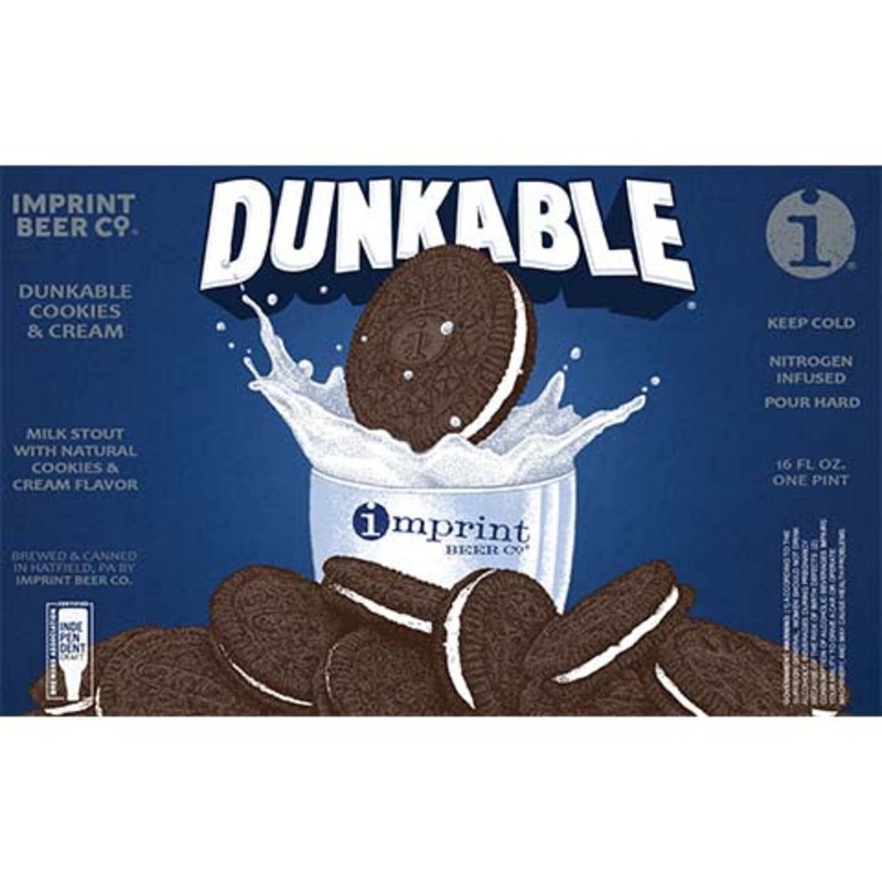 Imprint Dunkable Cookies & Cream Milk Stout 16OZ SINGLE CAN