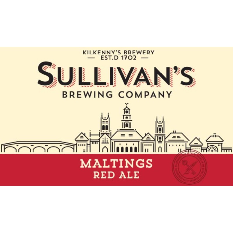 SULLIVAN’S MALTING’S IRISH RED ALE 6/4PK CANS 14.9 oz (24)