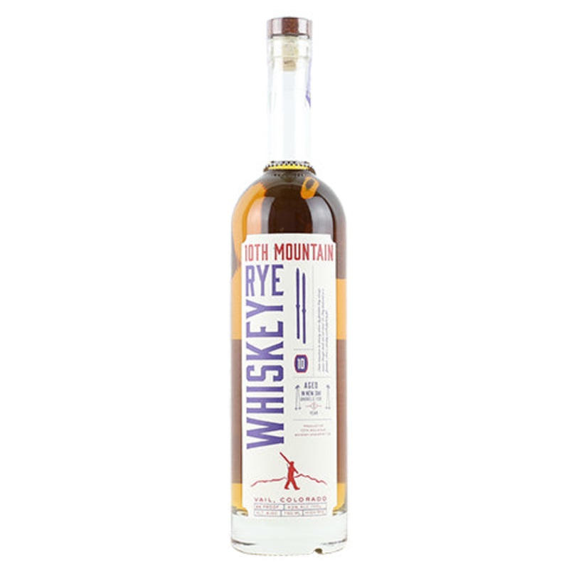 10th Mountain Rye Whiskey 750ML BTL