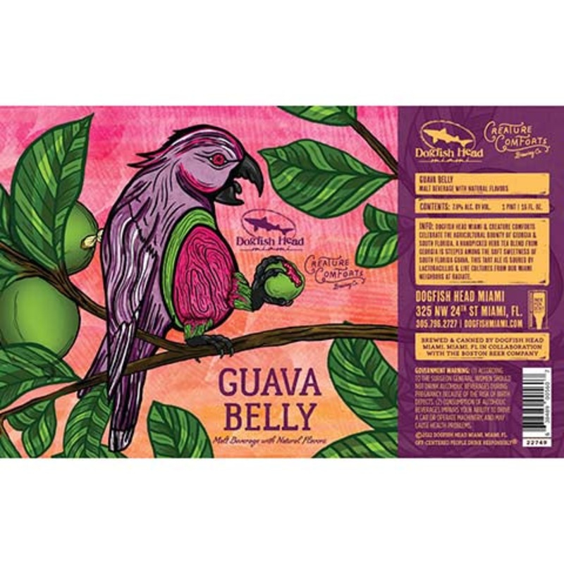 Dogfish Head Guava Belly 16OZ SINGLE CAN
