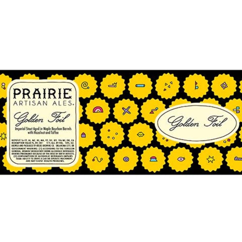 Prairie Golden Foil Imperial Stout 12OZ SINGLE BTL