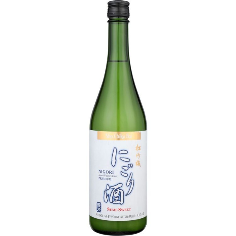 Sho Chiku Bai Junmai Ginjo Nigori Sake Premium 750ML 750ML