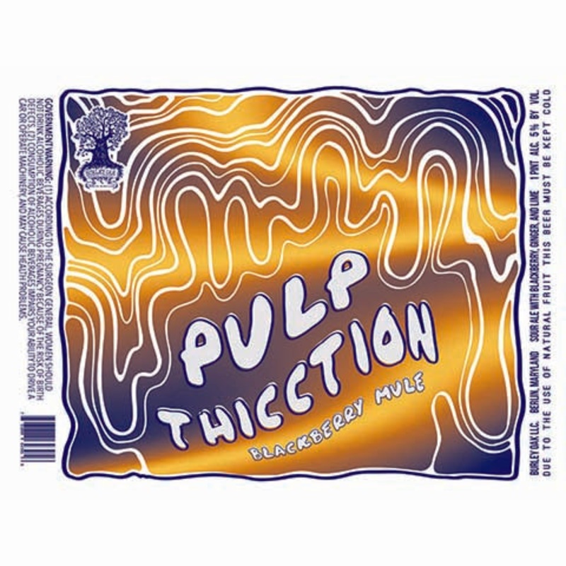 Burley Oak Pulp Thicction Blackberry Mule Sour Ale 16OZ SINGLE CAN