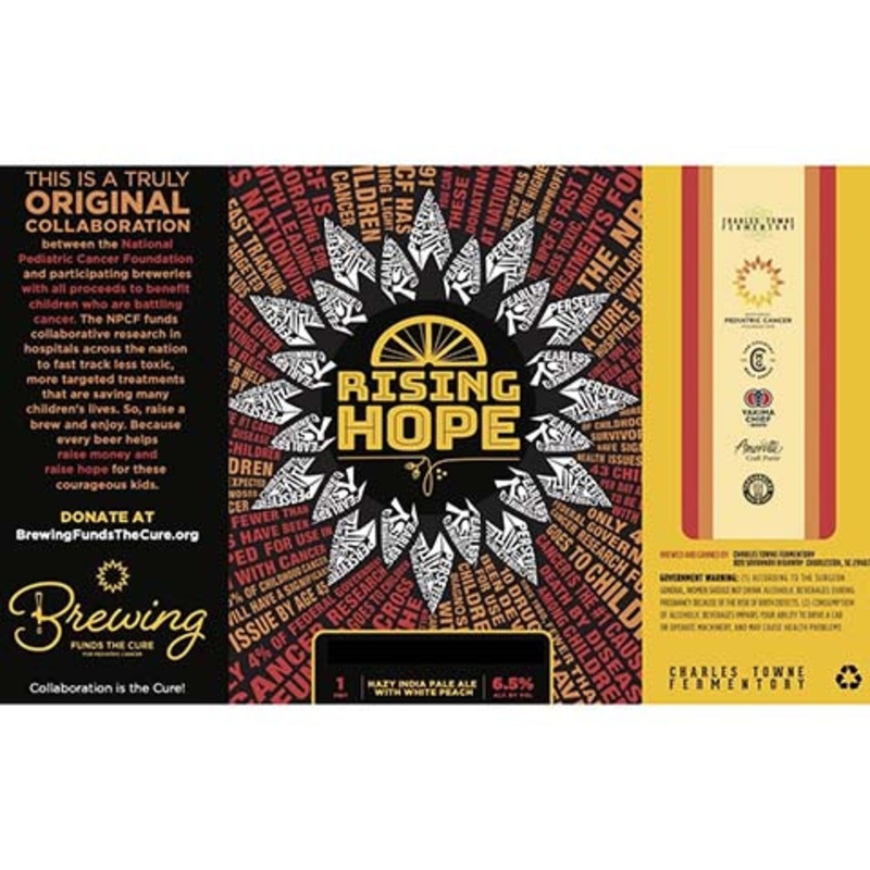 Charles Towne Fermentory Rising Hope Hazy IPA 16OZ SINGLE CAN