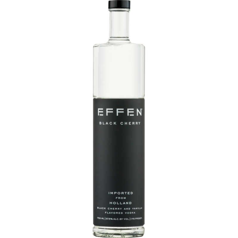 EFFEN BLACK CHERRY FLAVORED VODKA 75 750ML 750ML