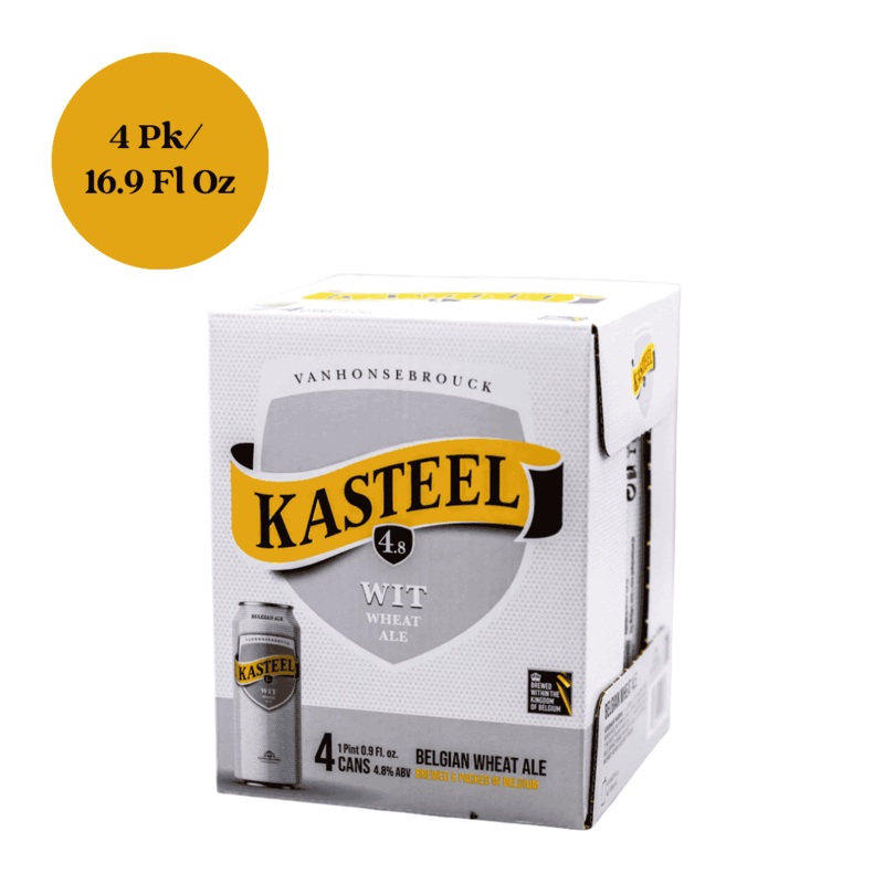 Kasteel Wit Wheat Ale 4pk 16.9 fl oz Cans