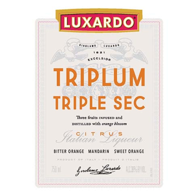 Luxardo Triplum Triple Sec Citrus Liqueur 750ML BTL