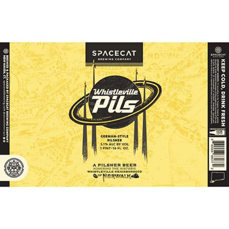 Spacecat Whistleville Pils 16OZ SINGLE CAN