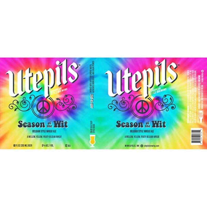 Utepils Season of the Wit Wheat Ale 16OZ SINGLE CAN